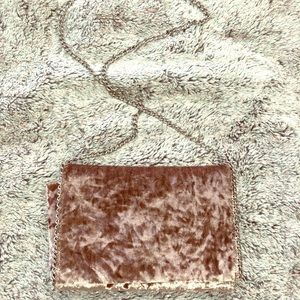 LAVENDER VELVET CROSSBODY